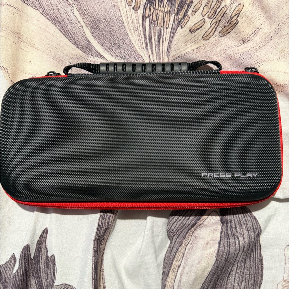 Black and Red Press Play Carrying Case